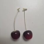 Cherry Elegance Kiraz Çelik Küpe photo review