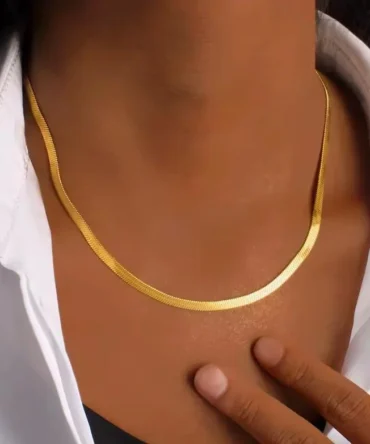 60 cm Gold Icon İtalyan Kolye – Premium ve İkonik Tasarım