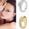 Serenay Sarıkaya Işıltısı Zirkon Serpenti Yüzük - Gümüş Renk VIP Tasarım